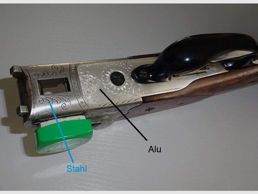 BBF /BDF HEYM Mod. 88 7x57R +16/70 con canna intercambiabile su BDF 16/70. Con "Kaps" ZF 4 volte. Spedizione in tutta l'UE
