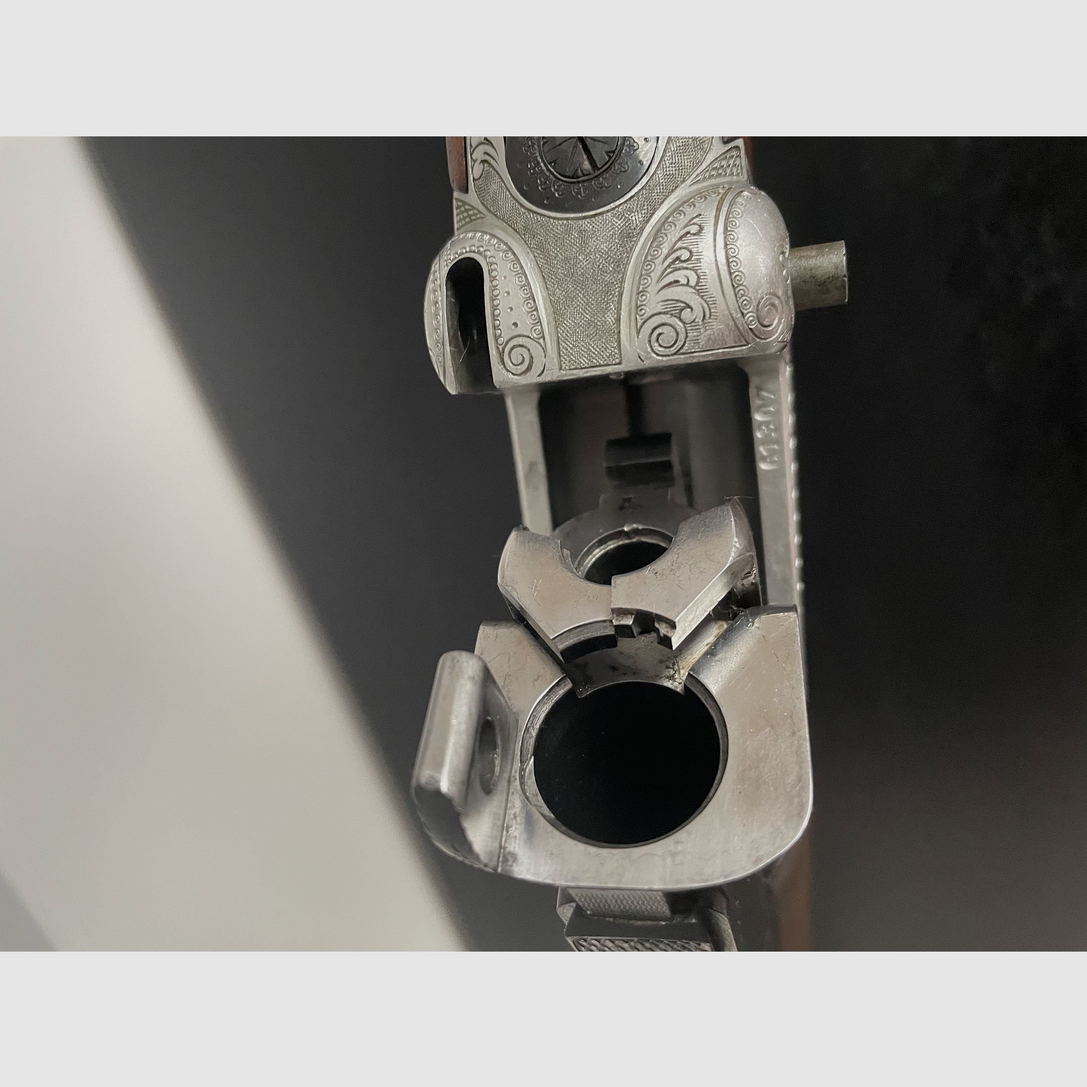 Bockbüchsflinte Krieghoff Alb Seitenspanner 7x57r 16/70 Schwenkmontage