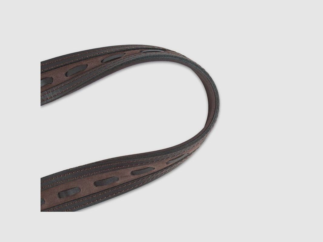Gewehrfutteral Huetter aus geflochtenem Leder - dunkelbraun, Bild 4 von 4