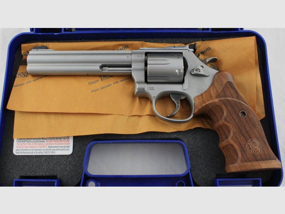 Smith & Wesson 686 Target Champion Revolver stainless matt S&W Mod.686
