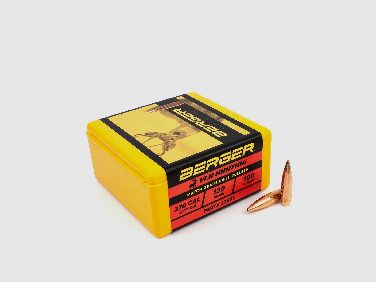 Berger Bullet .270 VLD Hunting 130GR 100 pieces