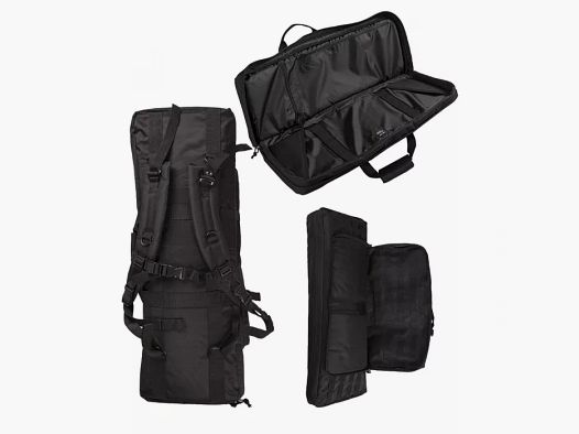 Geweerhoes / Rifle Case "Medium" - voor lange wapens tot 75 cm, afsluitbaar, Zwart