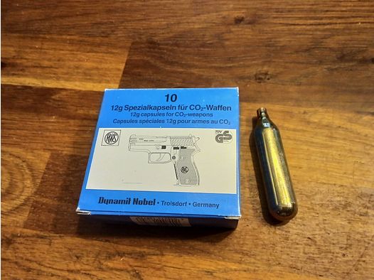 RWS CO2 Spezialkapseln 12g 10 STK. Airsoft, Paintball