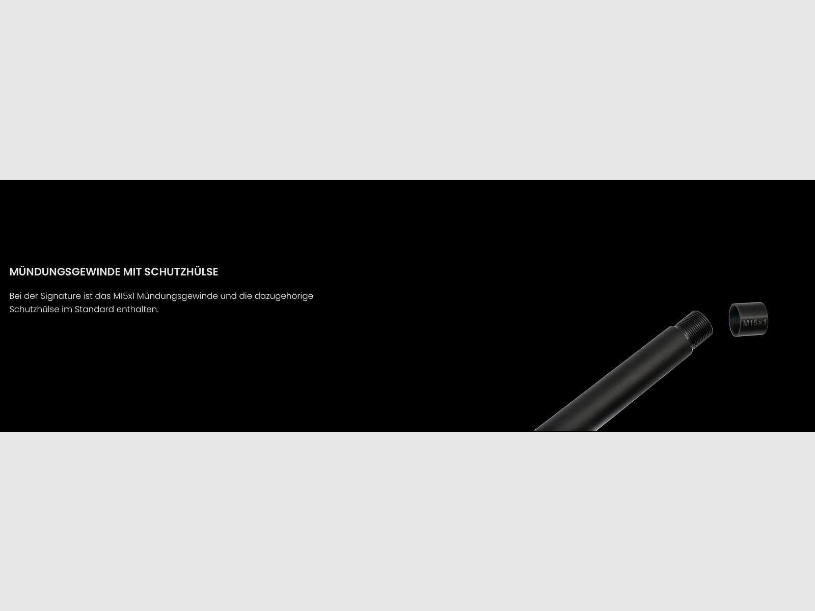 RöWa Rössler Repetierbüchse Signature Allround Flex 6.5 Creed. Kunsstoffschaft M15x1