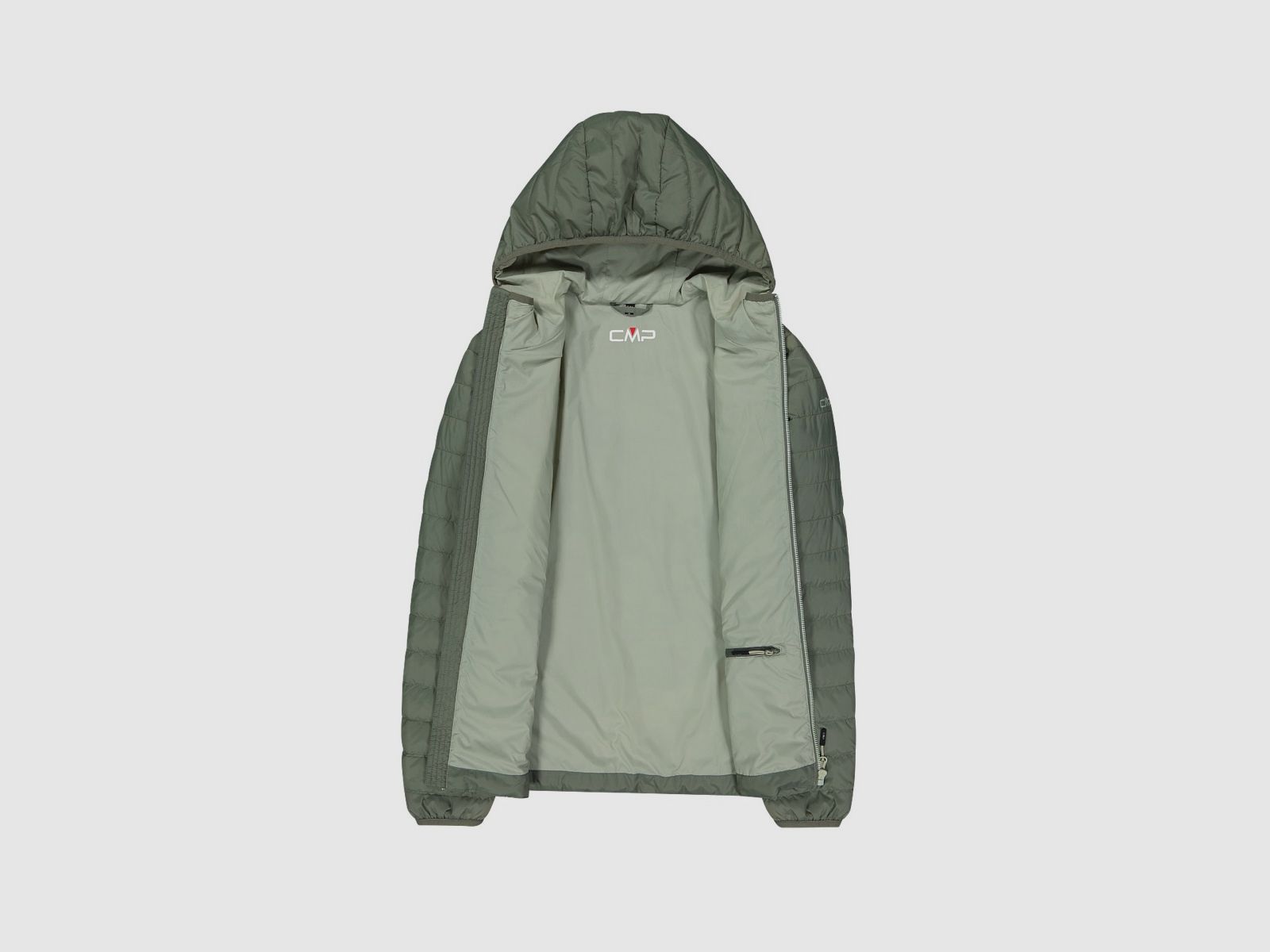 CMP Wattierte Steppjacke mit Kapuze für Damen