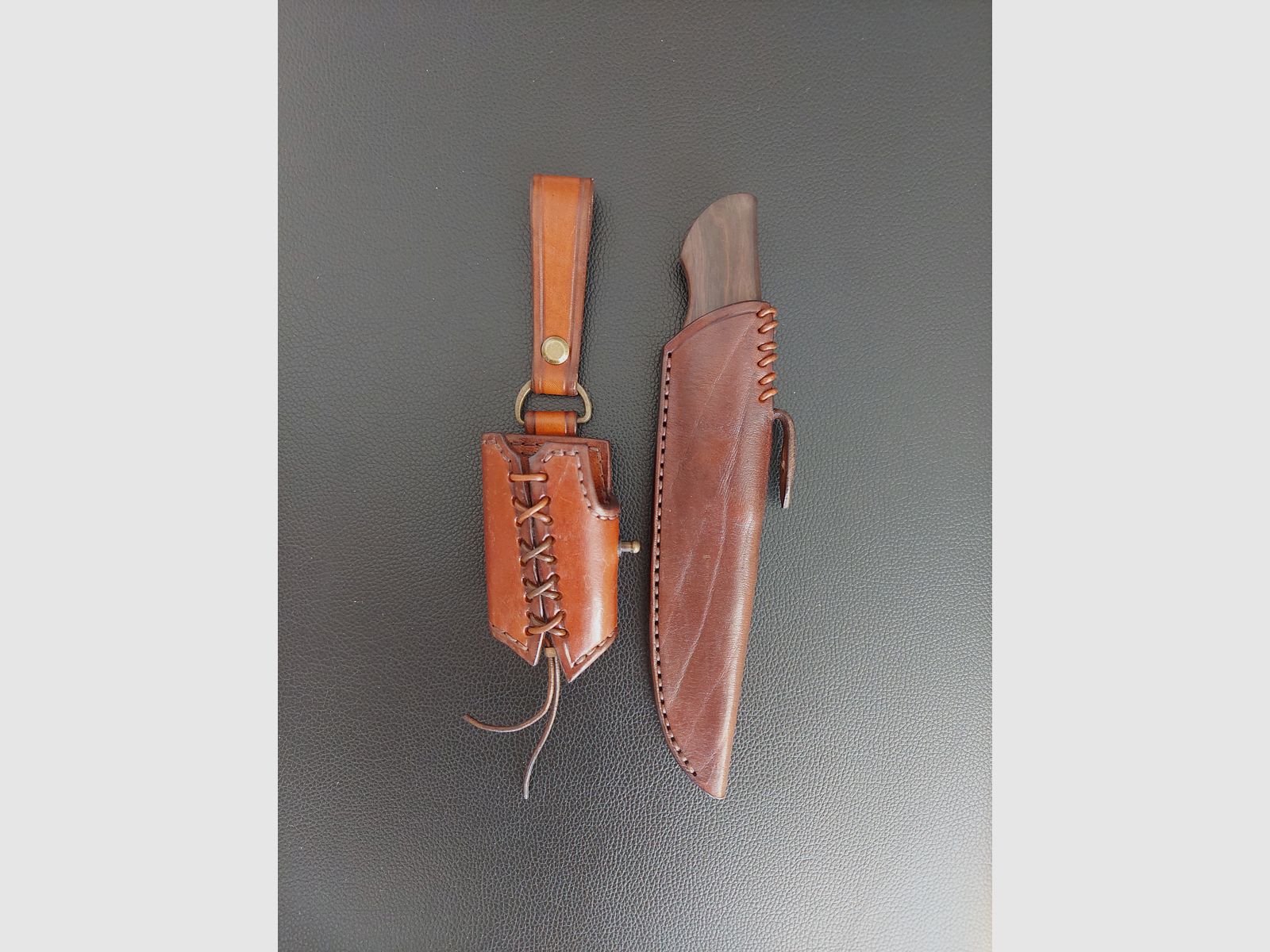 Handcrafted knife made from powder metallurgical Elmax steel, made as a one-off piece.