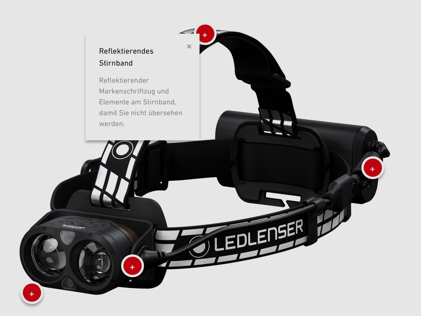 Ledlenser 502198 H19R Signature Kopflampe 4000 Lumen 330 m Reichweite