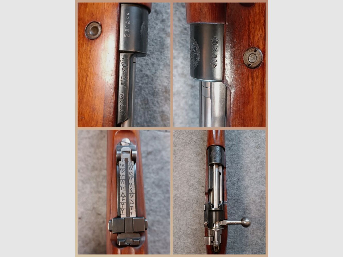 BRNO Waffenwerke Brünn Modell Mauser Gewehr M 98 Persien