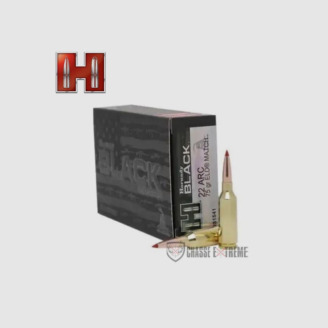 20 nabojów HORNADY Black Kal. 22 Arc 75gr Eld-Match