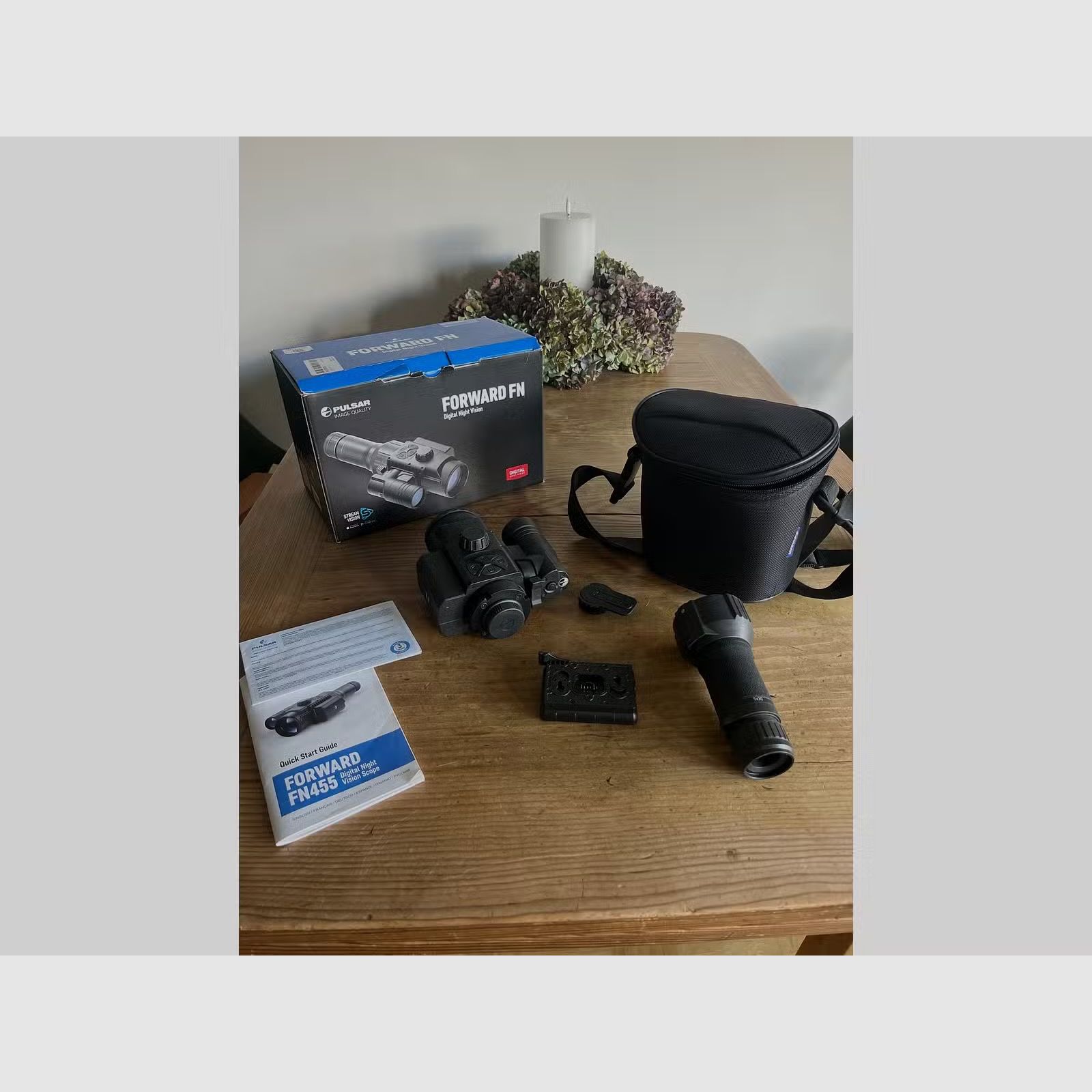 PULSAR Forward FN455 dispositivo di visione notturna con IR‑Strahler – come nuovo, set completo