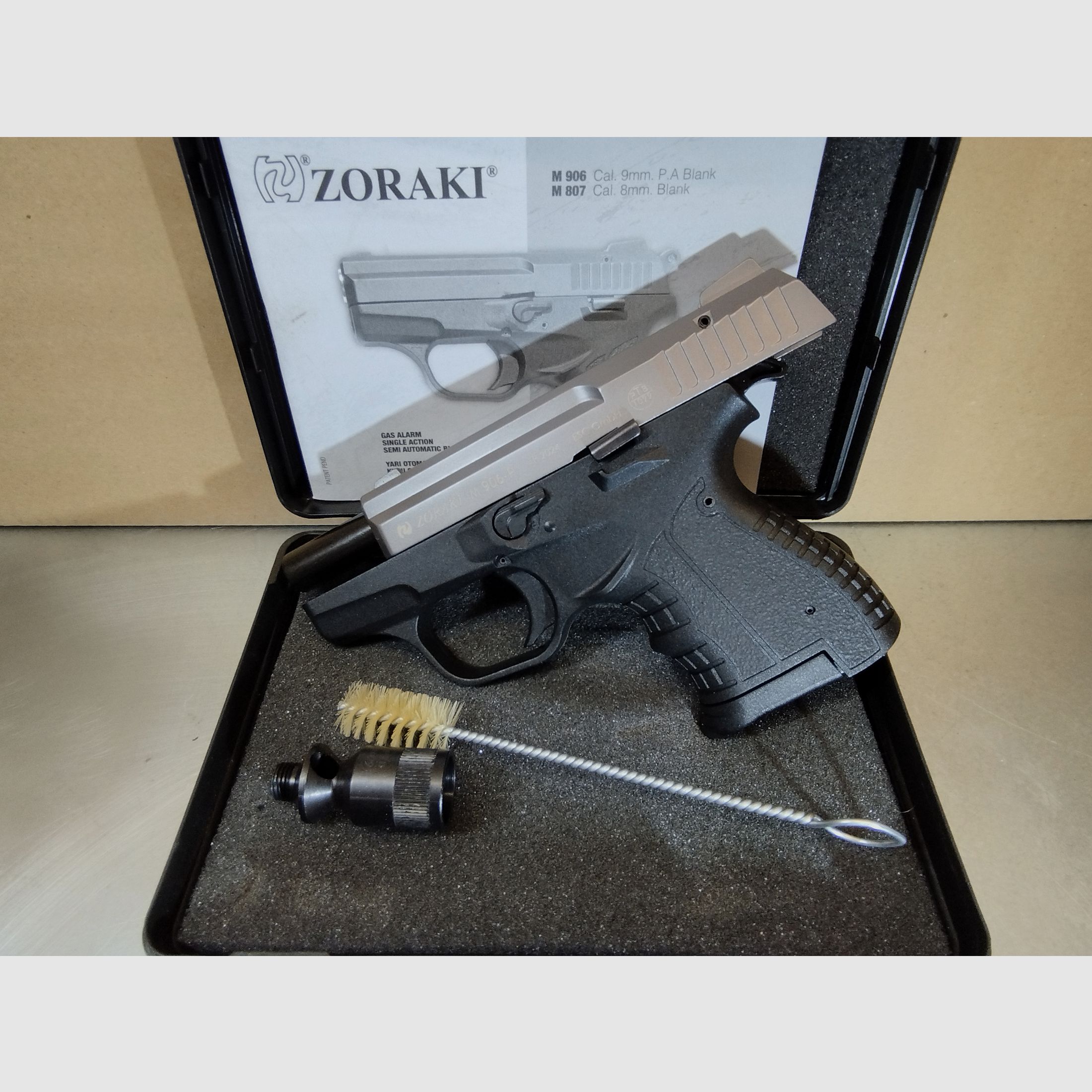 Zoraki 906 Schreckschuss Pistole 9mm Titan-Finish !!Neuwaffe!!