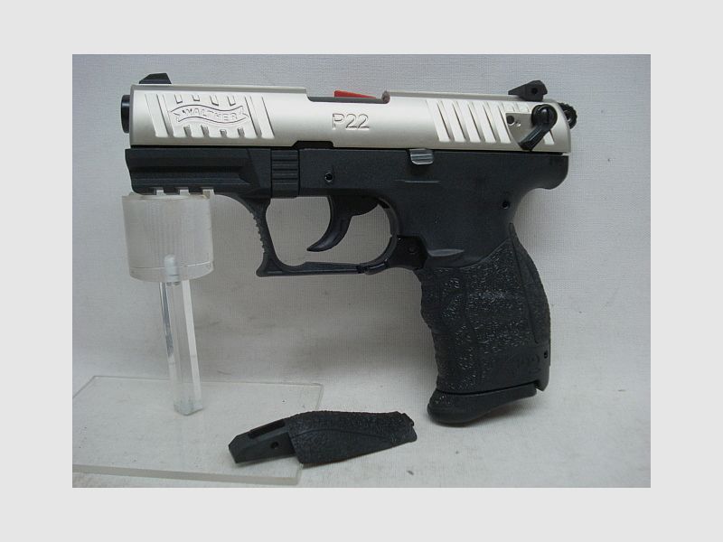 P22 Q Kal.9mmP.A.K. - 7 colpi, nichelato