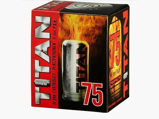 Titan Blank Cartridges 9mm PAK 75pcs.