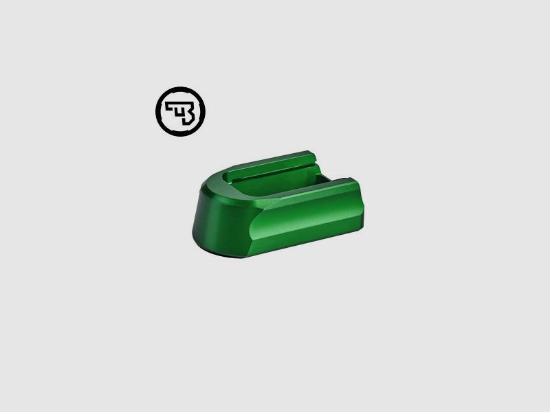 CZ Shadow 2/SP-01 Base de chargeur +2 – Anodisé Vert