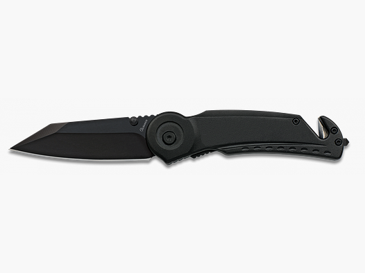 Navaja albainox negra. SEG-2 – con funda