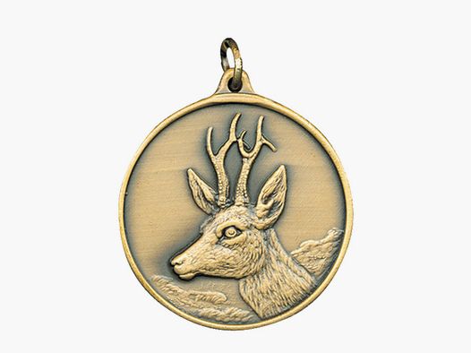 Steinhauer&Lück Jagdmedaille Bock 40 mm Bronzefarbig
