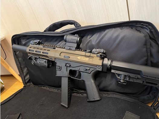 B&T SPC9 Pro SD - Farbe Bronze (Mitternachtsbronze) - Ultra selten, quasi neu!