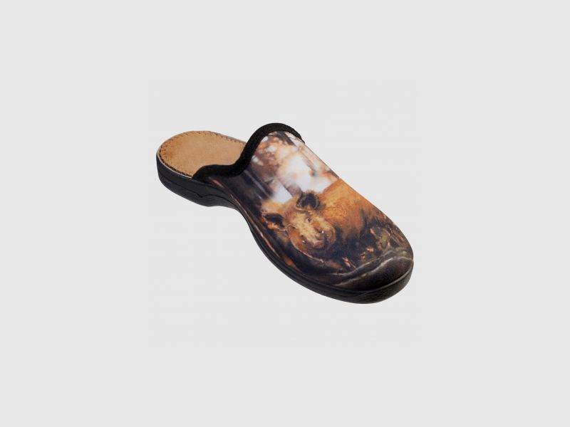 Almwalker Unisex Hausschuh Wildsau | 43