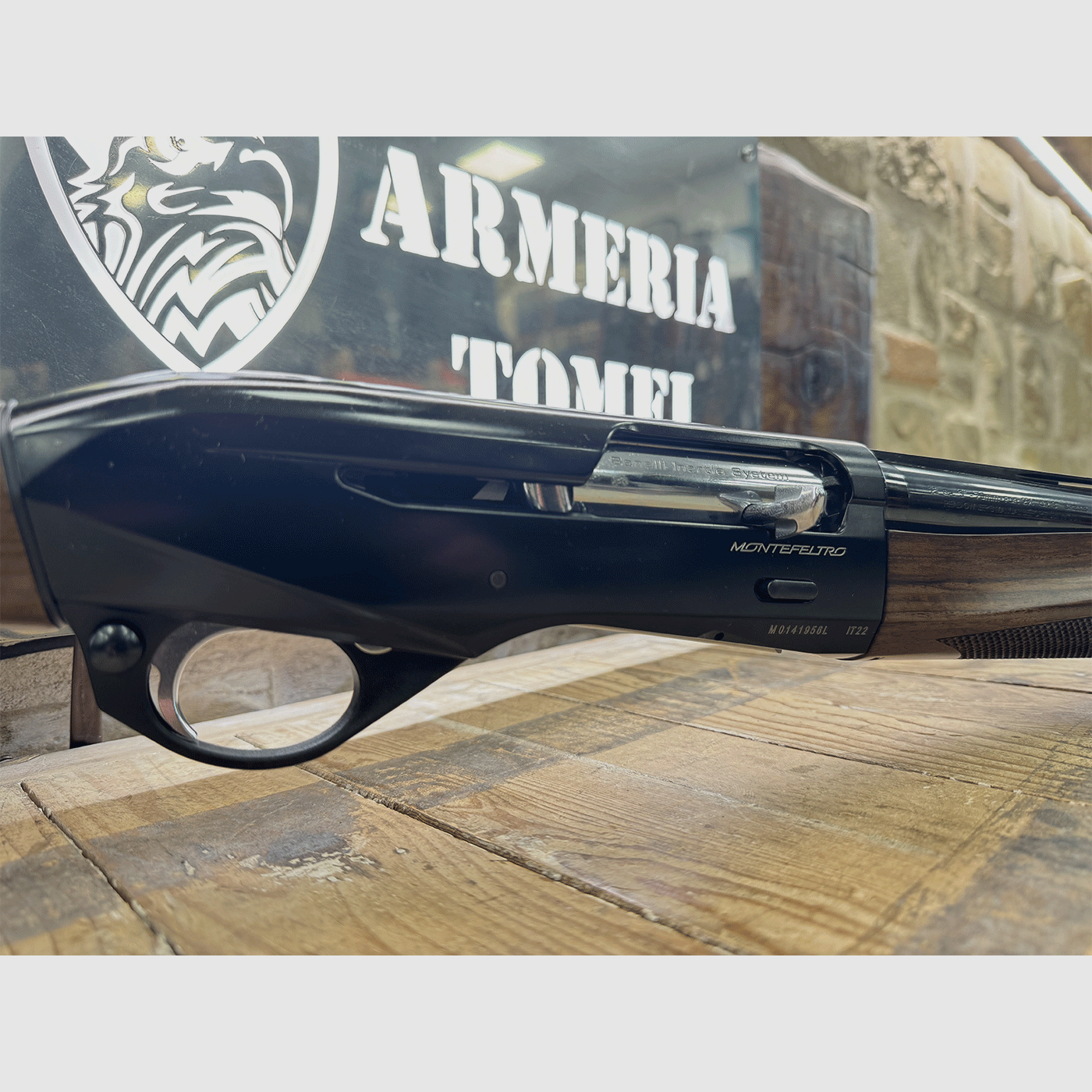 USATO – FUCILE SEMIAUTOMATICO – BENELLI MOD. MONTEFELTRO cal. 12, immagine 3 di 7