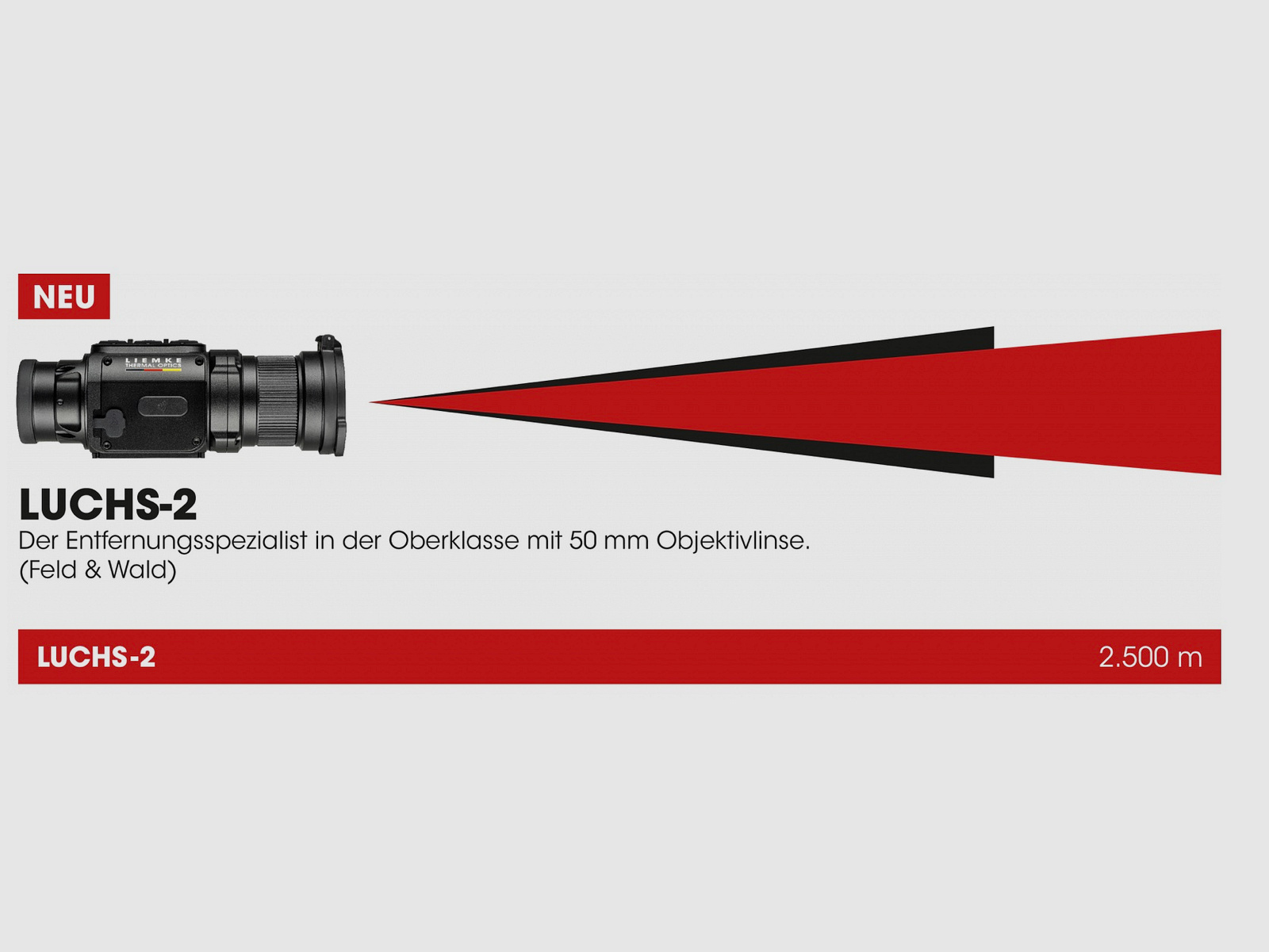 Liemke 80112169 LYNX 2 thermal imaging attachment 640x512 sensor 2500m range