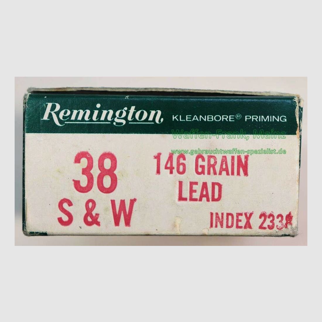 Remington - USA revolver cartridges .38 S&W