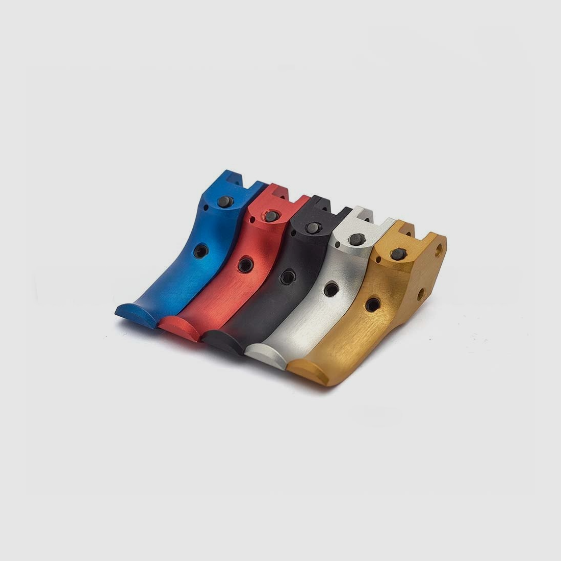 Eemann Tech Gatillo SA para CZ 75, desplazamiento frontal/dedos largos, color: rojo, tipo: liso, imagen 2 de 3