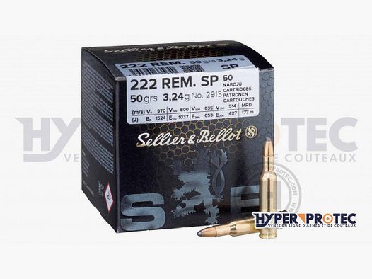 Patronen 222 Sellier & Bellot SP