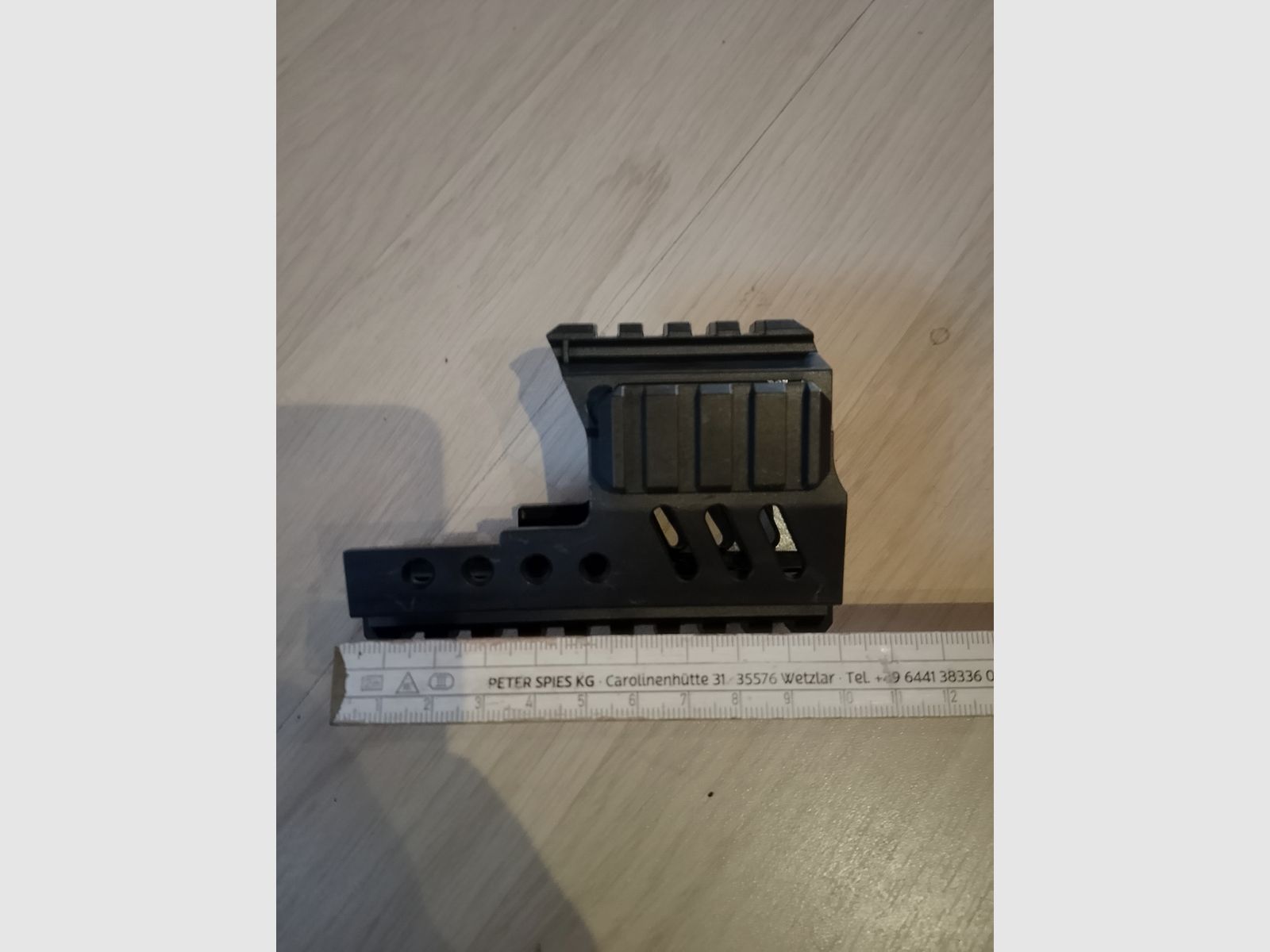 Montura para pistola Pistol Scoup Picatinny 20mm Weaver riel universal polímero negro nuevo