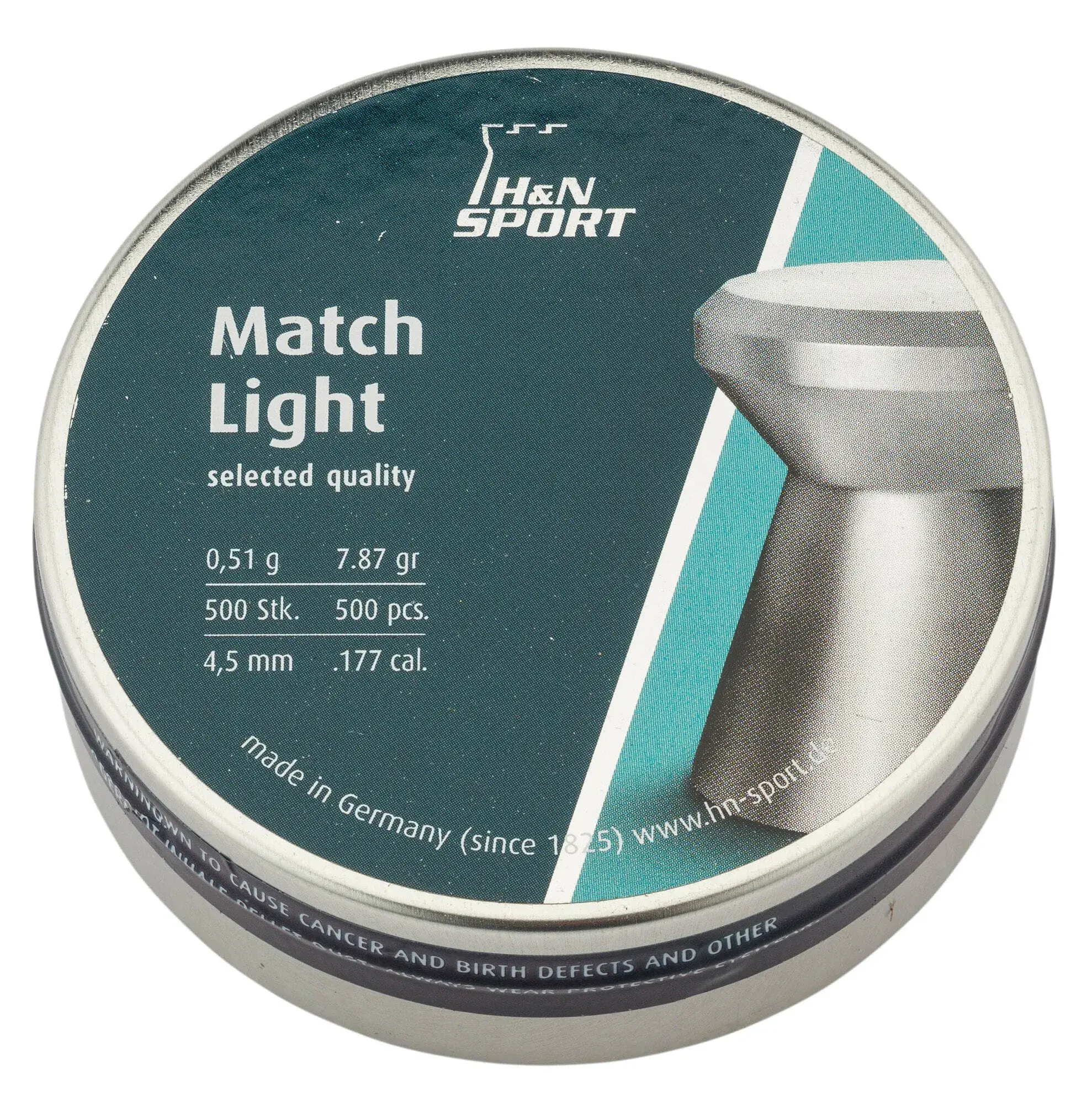 H&N Sport Match Light Competitie Ballen Kaliber 4,5 MM, afbeelding 4 van 8