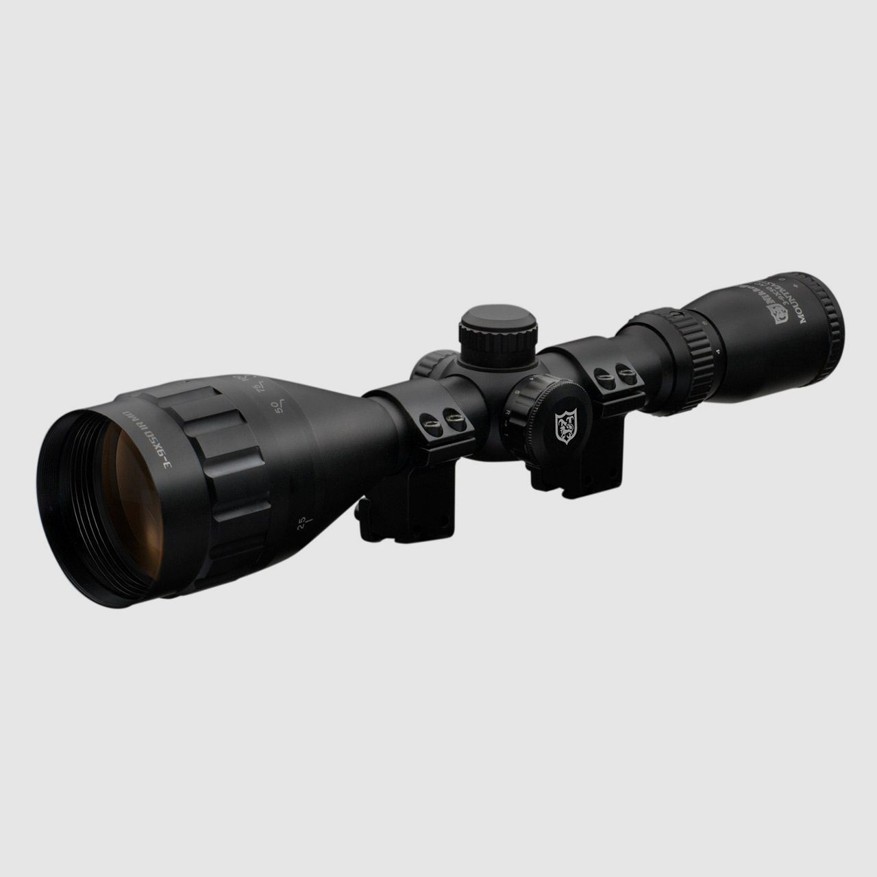 Zielfernrohr Nikko Stirling Mountmaster 3-9x50 AO IR Half Mil Dot beleuchtet Parallaxeverstellung 1 Zoll Tubus
