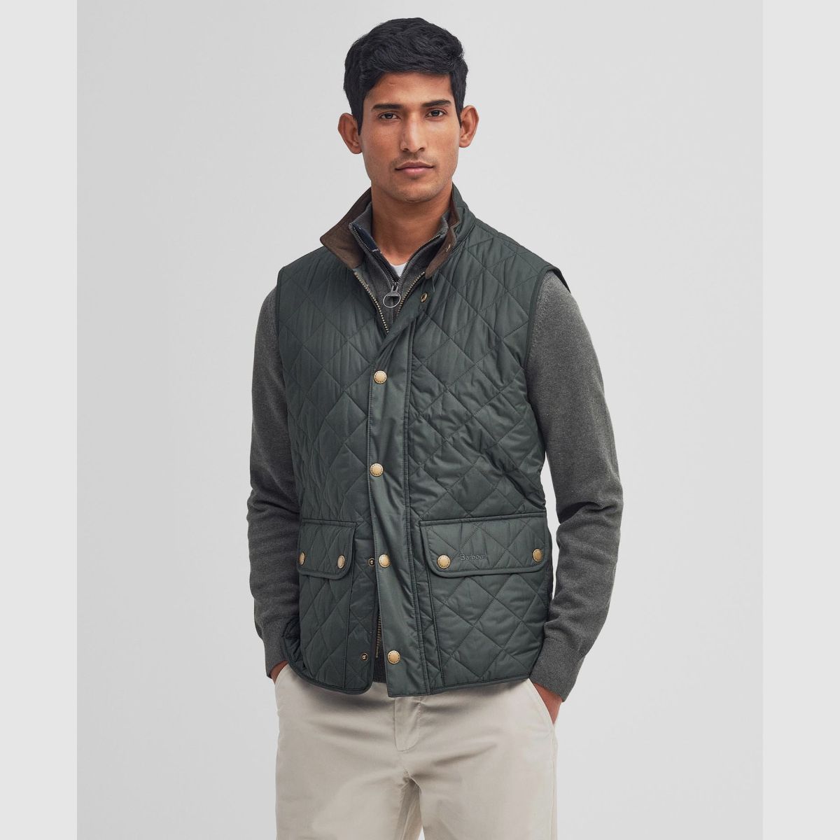 BARBOUR New Lowerdale Weste Olive Sage