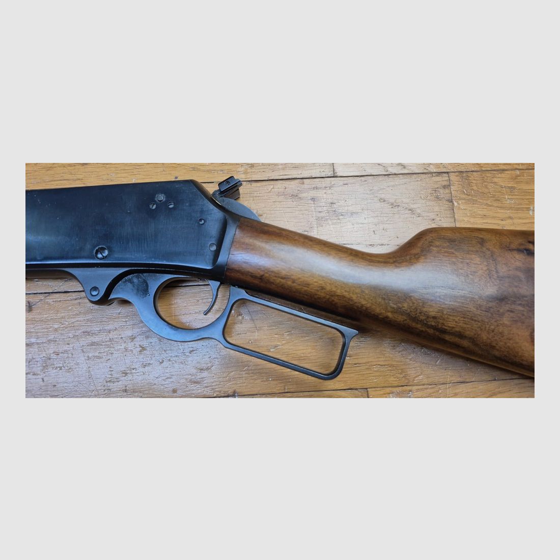Splendida carabina Marlin a leva – Modello 1895 – Cal. 45-70 Gvt – 6 Colpi – Raro marchio « JM » – Arma di qualità Marlin prima del fallimento! – Eccellente fabbricazione a New Haven del 1974 – Ottime condizioni – TBE+++, immagine 34 di 46