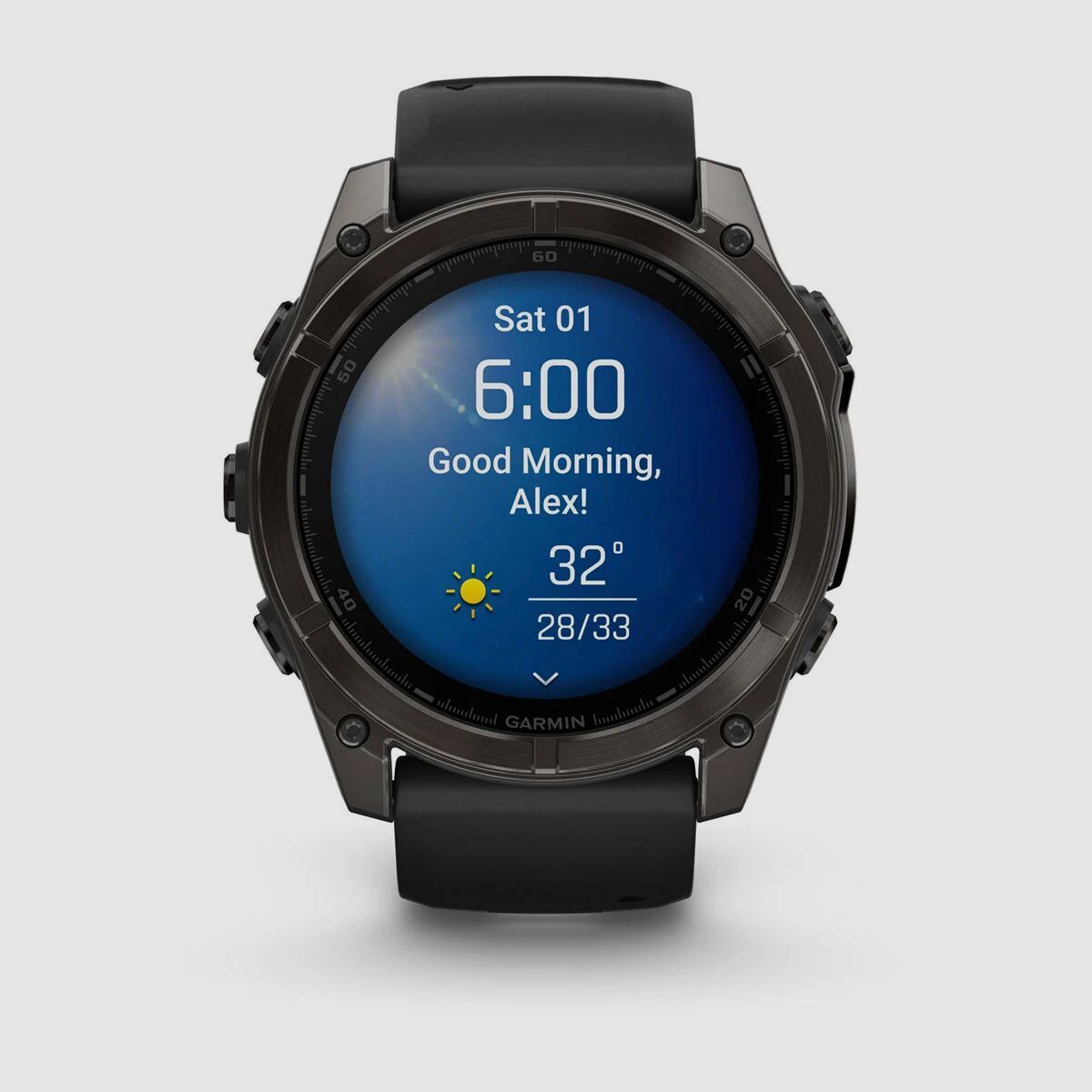 Garmin Fenix 8 51mm Amoled Zafiro Titan - Reloj deportivo