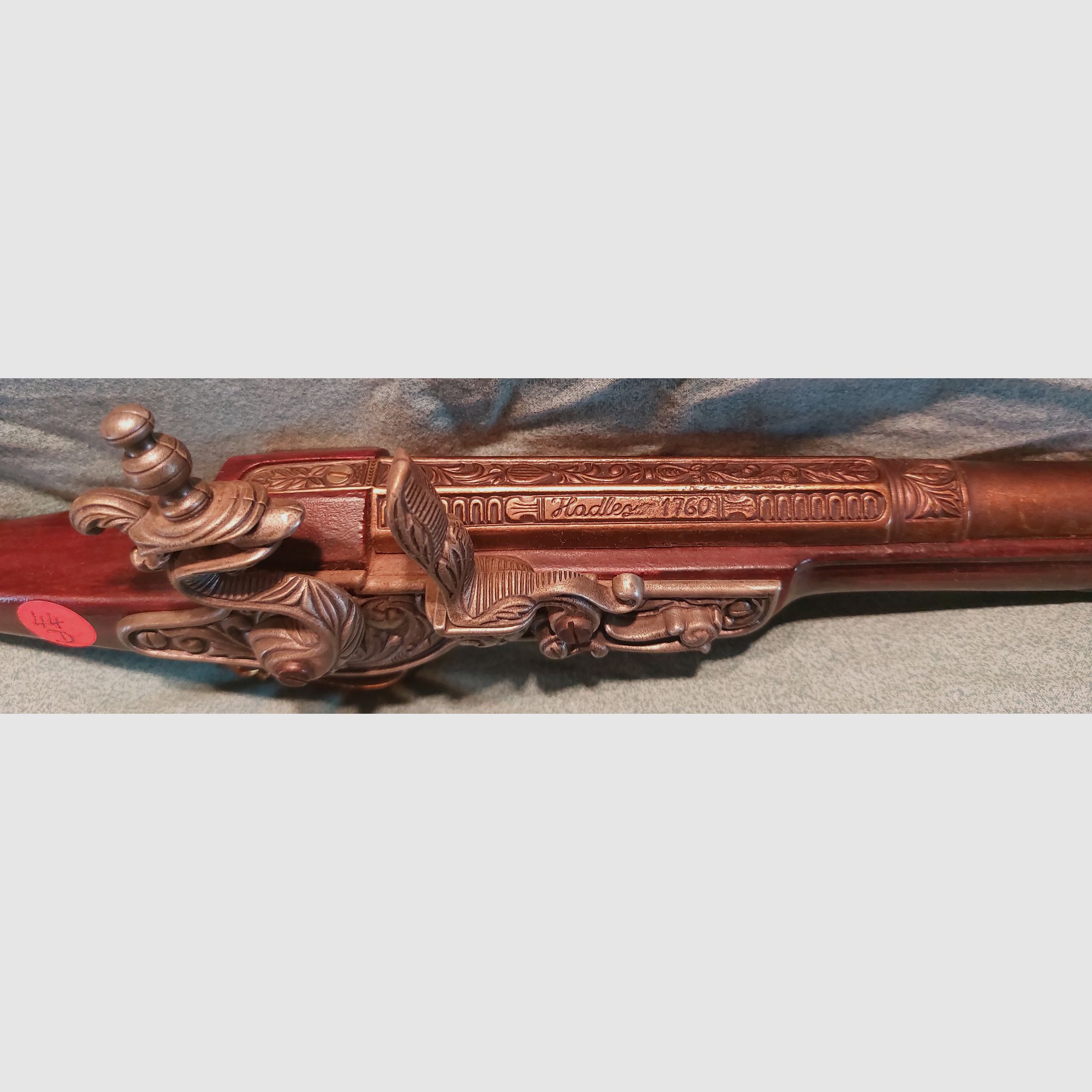 English Pistole Hadley 1760 London Nachbau Deko Waffe