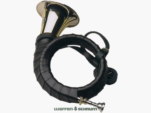 Dotzauer Fürst-Plesshorn B ''Meister Dotzauer''- 2-windig Goldmessing - versilbertes Mundstück - Neusilberstimmzug Echtlederumwicklung - Einbrennlackierung - Ledertrageriemen