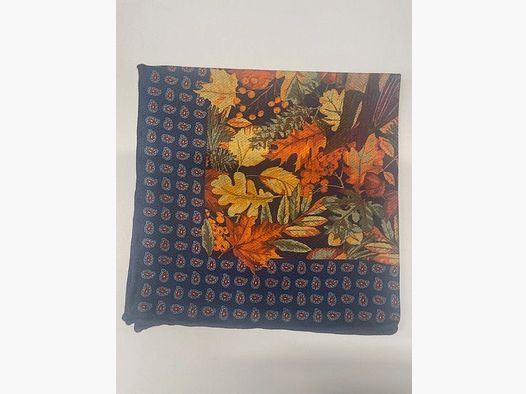 Pochette aus Seide mit Jagdmotiv