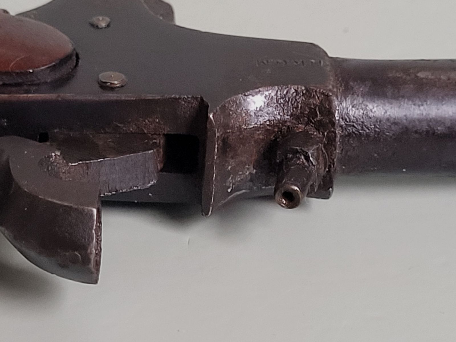 D.R.G.M. Perkussion Vorderlader Pistole - TRICO - 1890er Jahre - Kästchen 