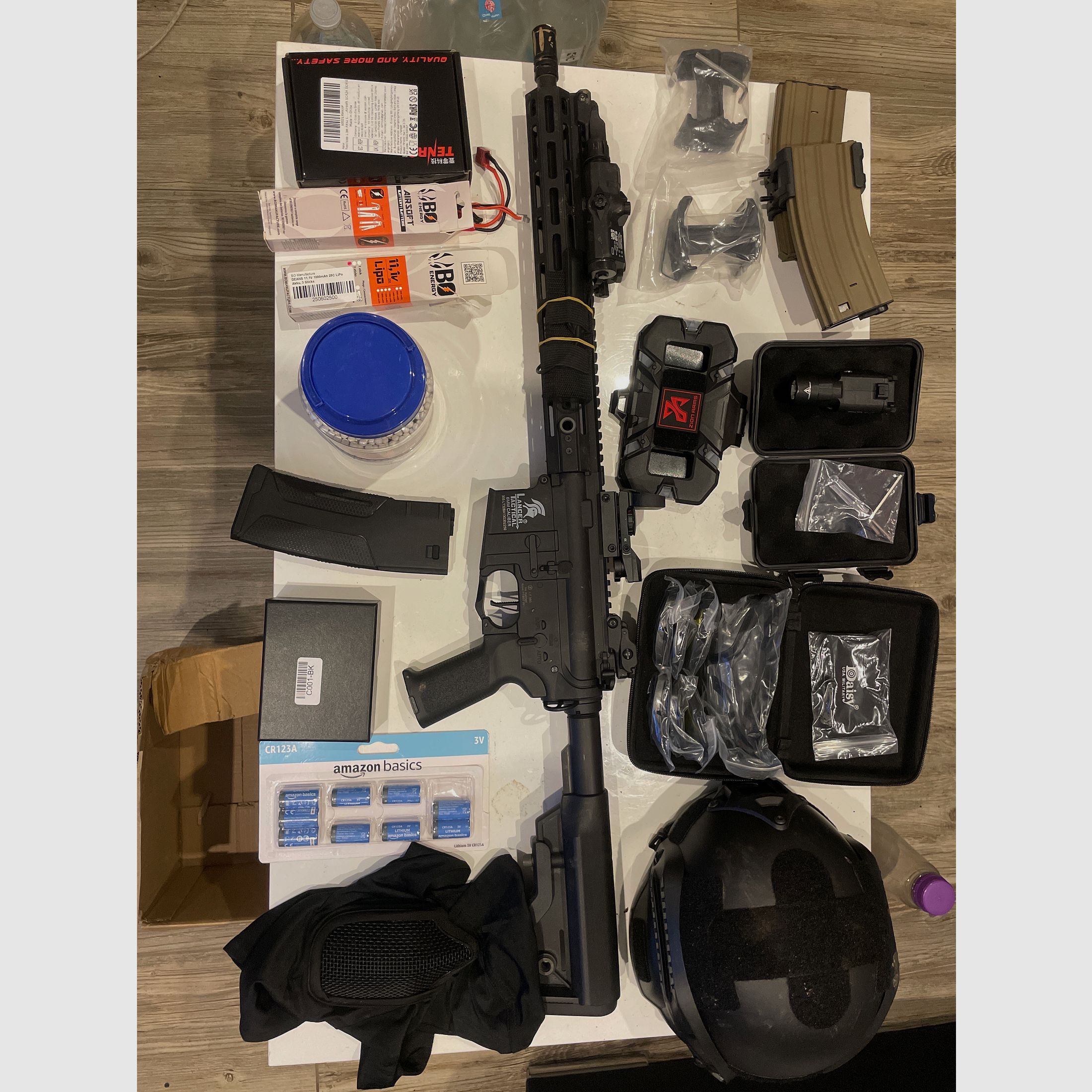 Lancer Tactical M4 Softair Set mit Zubehör komplett