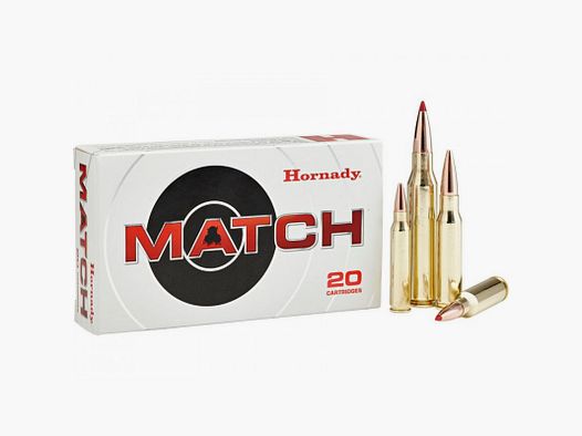 BOX MIT 20 PATRONEN HORNADY 308WIN 168 GRS ELD MATCH