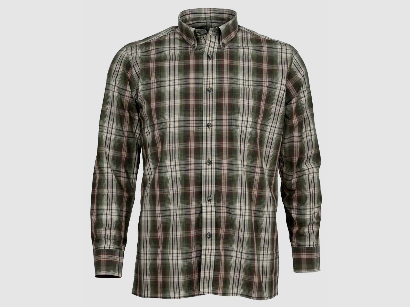 Skogen Hemd Button Down Extr lan. Arm oliv