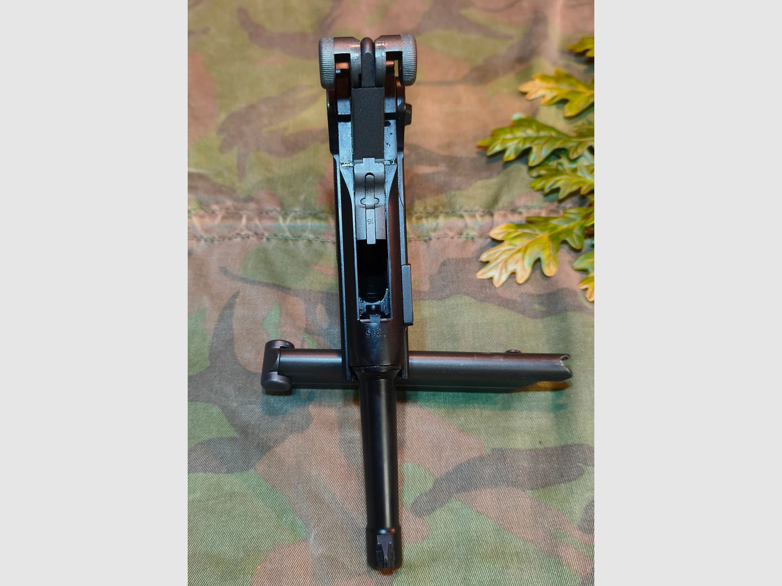 P08 Airsoft Vollmetall GBB 6mm BB noir - Version 4 pouces