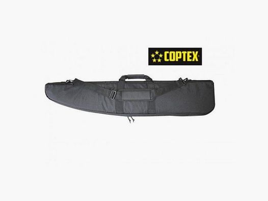 COPTEX Futteral f. Langwaffe Cordura PRO mit Außentaschen 120cm BLACK /schwarz