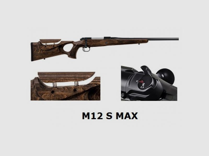 Mauser M12 MAX (manual cocking) muzzle thread repeating rifle
