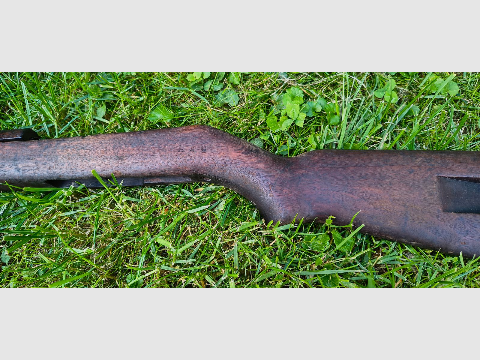 Original M1 Carbine stock, walnut, very good. Wooden stock