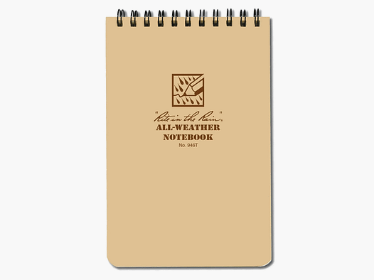 Rite in the Rain Spiral Notebook khaki No. 946T