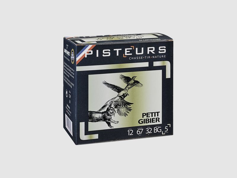 PISTEURS PATRONEN KLEIN JACHT KAL. 12/67 PB 4