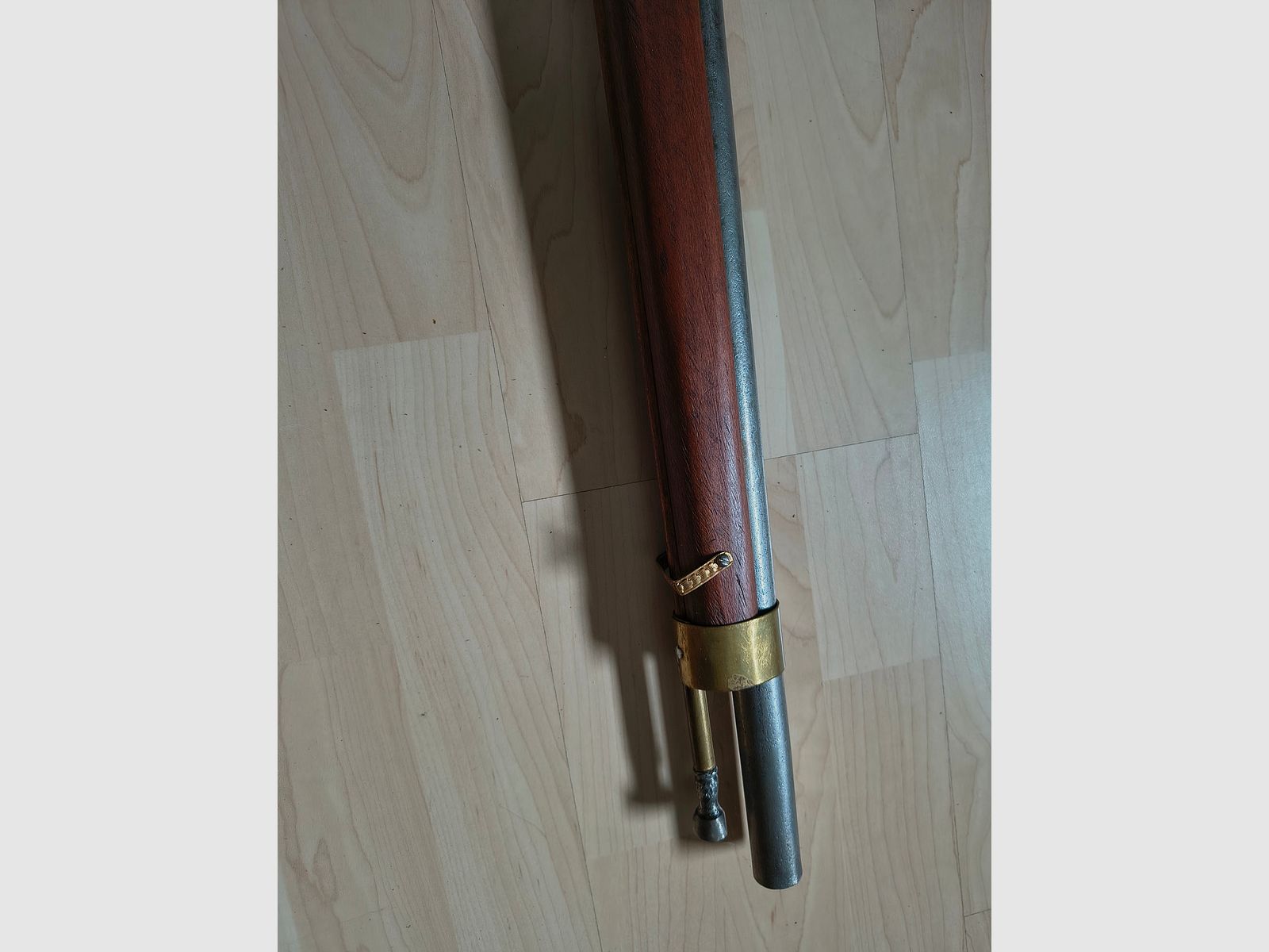 Carabine à silex à chargement par la bouche d'origine antique de cavalerie 1780-1820