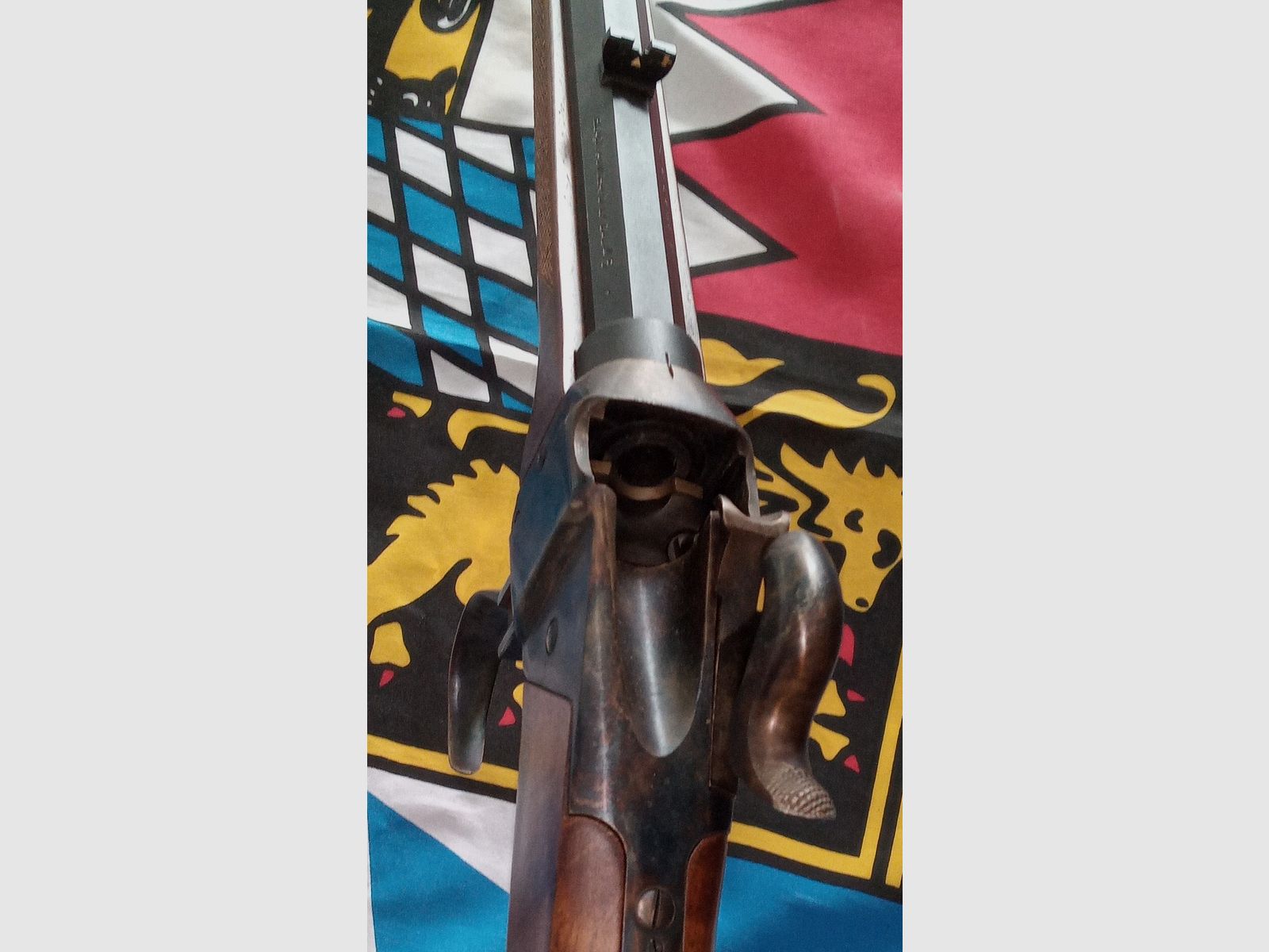 David Pedersoli brass cases paper cartridges percussion breech-loading rifle Sharps Mod. 1859 sniper cal. caliber 45 / 70 successor to the muzzleloader