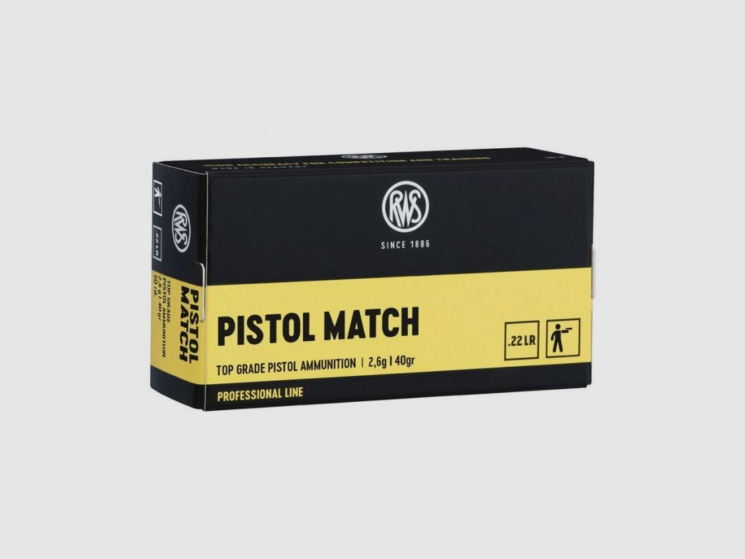 RWS PISTOL MATCH 22 LR 50 STK PACKUNG, Bild 1 von 2