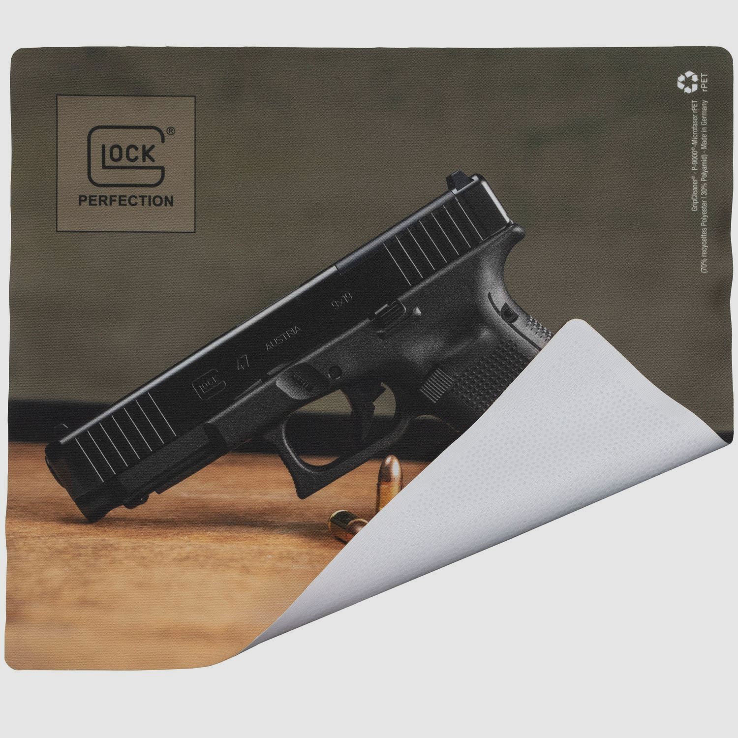 Glock Mikrofasertuch "GLOCK 47" – 23×20 cm – multifunktional
